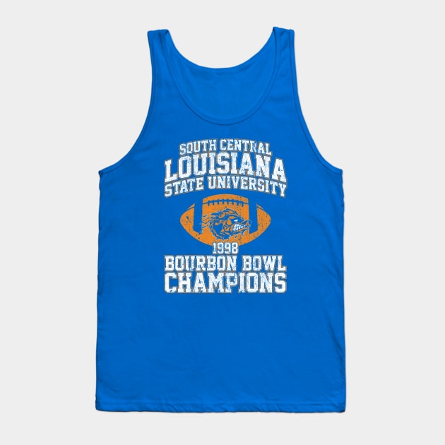 SCLSU 1998 Bourbon Bowl Champions Tank Top by huckblade